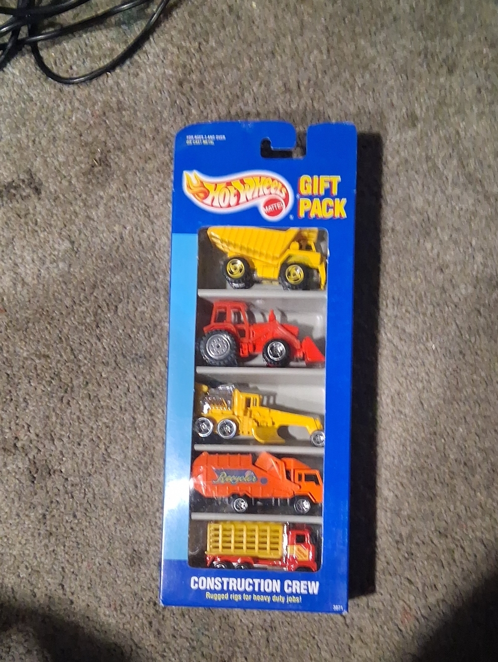 Construction Crew Toy Vehicle Gift Pack - Yellow & Red